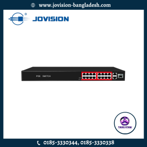 Jovision JVS-S19-16P 16Port PoE Network Switch 2 Uplink 1SFP Port in bangladesh