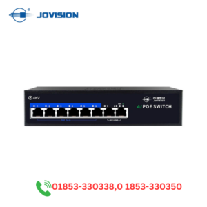 6 Port PoE Network Switch JVS-S08-6P-65W