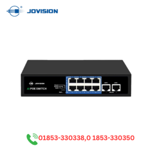 8 Port PoE Network Switch JVS-S10-8P-120W