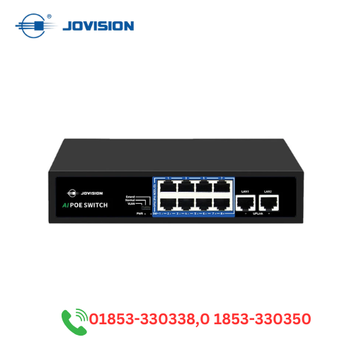 8 Port PoE Network Switch JVS-S10-8P-120W